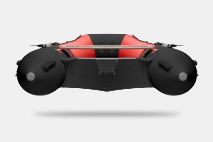 GLADIATOR B 420 LIGHT B Красно-черный моторная лодка ПВХ Фанерный пайол, фото 5