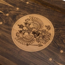 Нарды резные "Герб РФ-2", Mirzoyan Нарды резные "Герб РФ-2", Mirzoyan