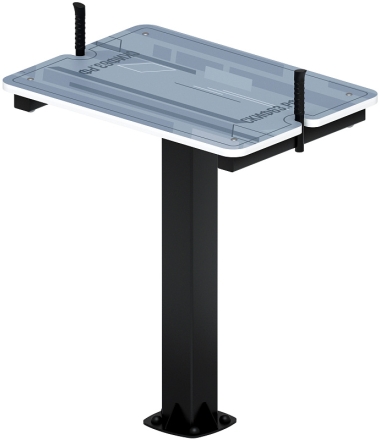 Стол для армреслинга (серый) - Уличный тренажер - СТ 001-13, фото 3