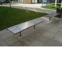 Скамья из нержавейщей стали Полосы Скамья из нержавейщей стали Полосы