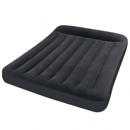 64150NP Матрас флокир.&quot;QUEEN PILLOW REST CLASSIC AIRBED WITH FIBER-TECH BIP&quot;,эл/н220V,203х152х25, фото 1
