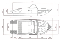Алюминиевая лодка ALUTON 430 Fish