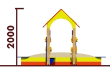 Песочный дворик 05012.21 для детской площадки Песочный дворик 05012.21 для детской площадки