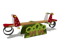 Качели-балансир Грибочек 04101 для детской площадки, фото 1