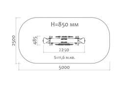 Качели-балансир Грибочек 04101 для детской площадки, фото 2