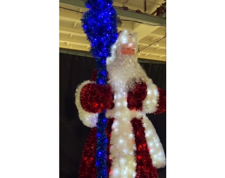 Световая фигура Дед Мороз со Снегурочкой, фото 2