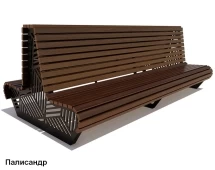 Скамейка уличная Кисловодск, Лиственница 1,8 м
