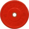 Изображение товара Диск для штанги каучуковый, красный, PROFI-FIT D-51, 25 кг