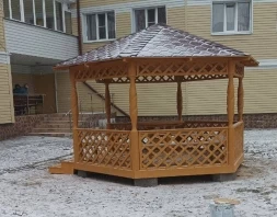 Шестигранная беседка СОЛНЫШКО, фото 6