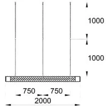 Подвес для качелей БРЕВНО 2,0