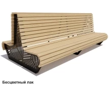 Скамейка уличная Кисловодск, Лиственница 2 м