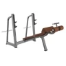 Изображение товара E-1041В Скамья-стойка для жима под углом вниз (Olympic Decline Bench)