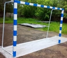 Ворота гандбольные / мини-футбольные разборные АЛЮМИНИЙ (створ из квадратного профиля)