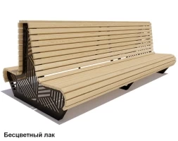 Скамейка уличная Кисловодск, Сосна 2 м, фото 1