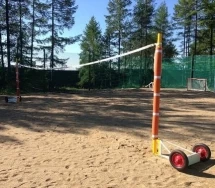 Мобильные волейбольные стойки (+ стаканы)