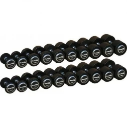 Гантельный ряд PROFI-FIT PROFESSIONAL 2,5 кг - 25 кг (10 пар), шаг 2,5 кг, фото 1