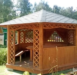 Шестигранная беседка РЫБКА, фото 3