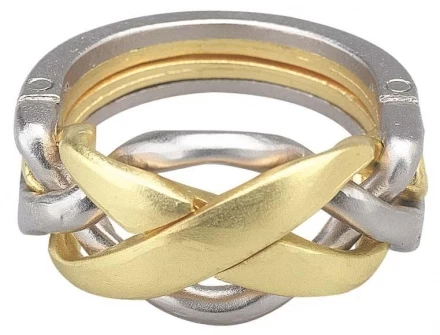 Головоломка Кольцо****/ Cast Puzzle Ring****, фото 1