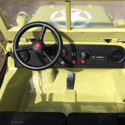Электромобиль Jeep Willys YKE 4137 4WD хаки, фото 4