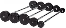 Набор прямых штанг PROFI-FIT, 10-30 кг, шаг 5 кг. (компл. 5шт)