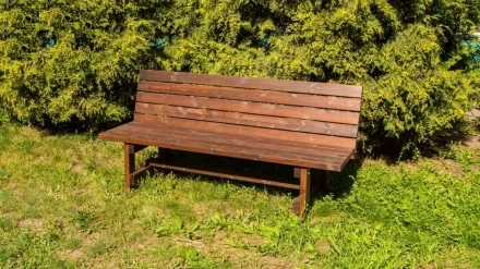 Скамейка со спинкой, фото 11