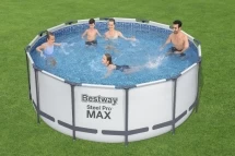 Каркасный бассейн Steel Pro Max 366х122см, 10250л, фил.-насос 2006л/ч, лестница, тент