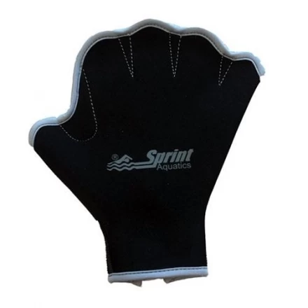 Перчатки для аква-аэробики (без пальцев) SPRINT AQUATICS Fingerless Force Gloves 775, фото 4