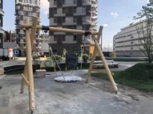 Качели одинарные с гнездом