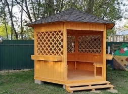 Шестигранная беседка ОДУВАНЧИК, фото 5