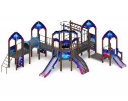 Детская игровая площадка Космопорт Космос ДИК 2.14.03-02 H=750 H=1200, фото 1