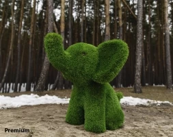 Топиари слоник Малыш - газон Deluxe/Deluxe Green, фото 6