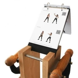 Набор гантелей с подставкой NOHrD Swing Turm, материал: орех, общий вес: 26 кг, фото 3