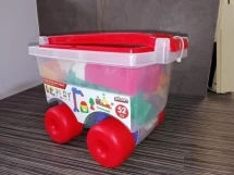 Конструктор с тележкой Pilsan Master Blocks (03-330)