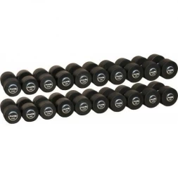 Гантельный ряд PROFI-FIT PROFESSIONAL 27,5 кг - 50 кг (10 пар), шаг 2,5 кг, фото 1