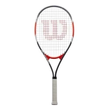 Ракетка б/т Wilson Fusion XL Gr3, арт.WRT30270U3,для любит, алюминий, со струнами, черно-бел-оранж