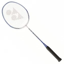 Ракетка бадминтонная Yonex, любительская, графитовый стержень, алюминиевый обод, бело-синий