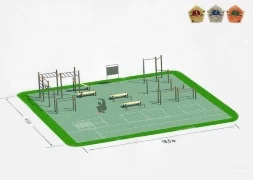 Спортивная площадка для Workout СП-4, фото 1