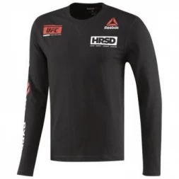 Лонгслив REEBOK UFC Ultimate Fan черный, фото 1