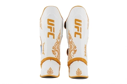 (UFC Premium True Thai Защита голени, цвет белый/голубой, размер M), фото 1