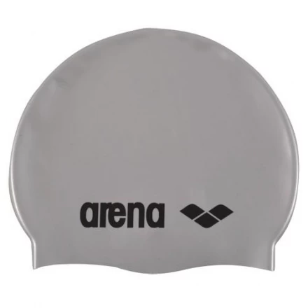 Шапочка для плавания &quot;ARENA Classic Silicone Jr&quot;, детская, серебристый, силикон, фото 1