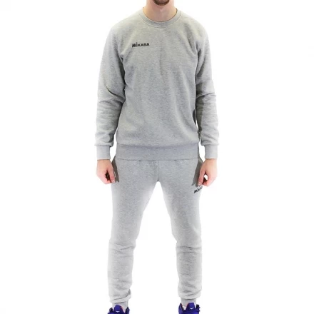 Костюм тренировочный муж. &quot;MIKASA&quot;, арт. MT547-0186-2XL, р.2XL, хлопок, полиэстер, утепл., св.серый, фото 1