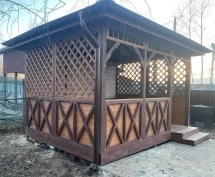 Прямоугольная беседка Малая Калифорния