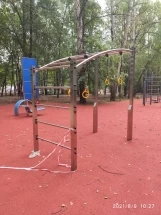 Рукоход с кольцами из нерж.стали