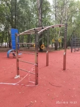 Рукоход с кольцами из нерж.стали