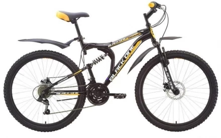 Велосипед Black One Totem Black/Yellow 16&quot;, фото 1