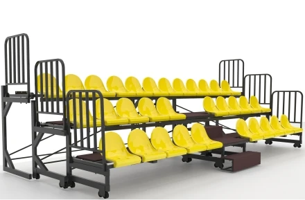 Трибуна телескопическая ОЛИМП СИТИ 3-х рядная на 32 места (Авангард), фото 3