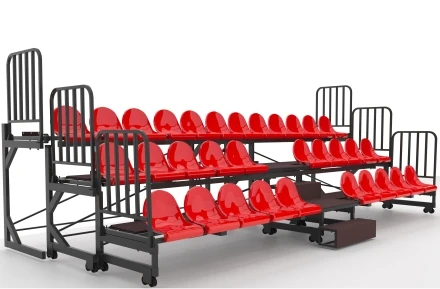 Трибуна телескопическая ОЛИМП СИТИ 3-х рядная на 32 места (Авангард), фото 7