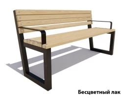 Парковая скамейка Ставрополь, Лиственница 1,2 м, фото 2