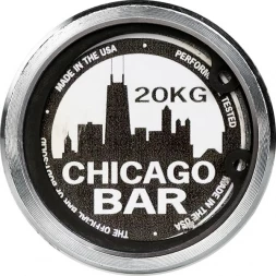 Гриф олмпийский с двойными марками 220 см BODY-SOLID CHICAGO, фото 5