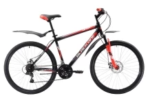Велосипед Black One Onix 26 D чёрный/красный/белый 20&quot;